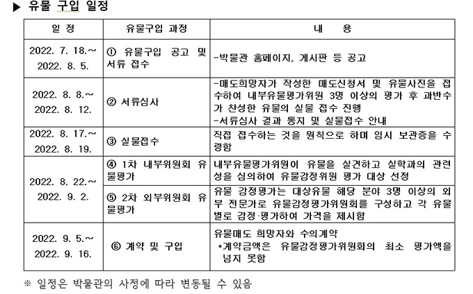 구입 일정