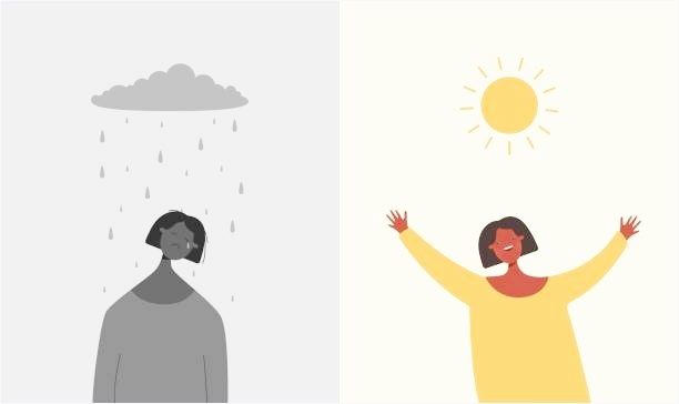 사자성어 '일희일비'는 기쁨과 슬픔이 번갈이 일어남을 의미한다. 이미지: 픽사베이 