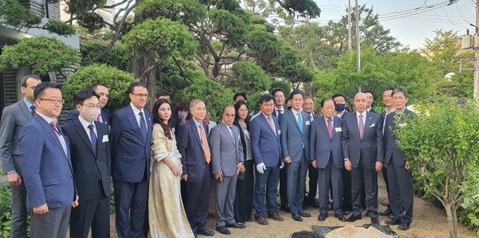 주한 외국대사관에 무궁화 심기