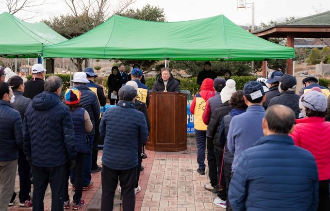 한국농촌지도자영광군연합회장배 회원 친선 파크골프대회
