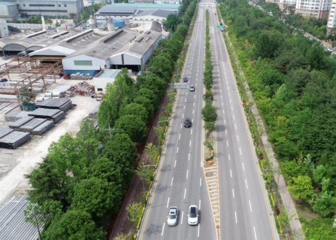 광주 광산구 미세먼지차단숲
