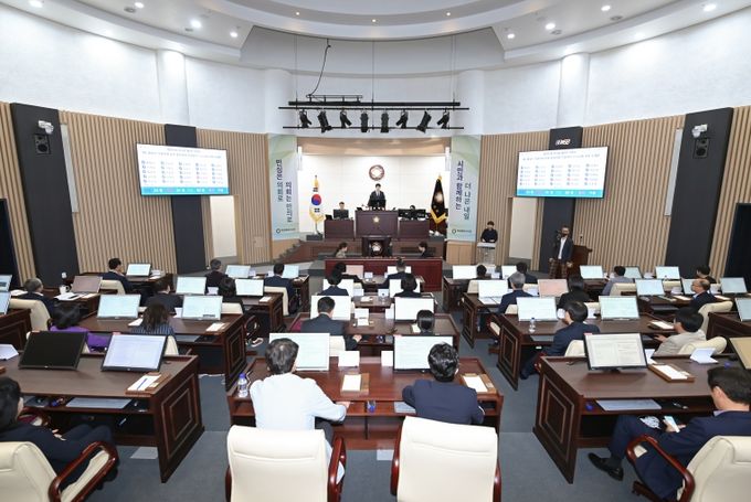 제241회 임시회 2차본회의 전경