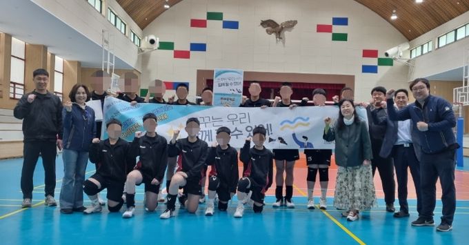 “함께 뛰는 우리! 안양과천!!, 제54회 전국소년체육대회 참가 선수 격려”