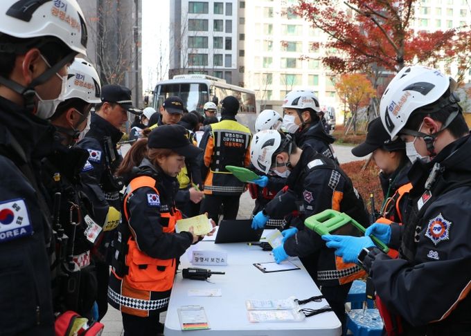 광명소방서, 대수사상자 재난 대비 '2025 긴급구조종합훈련' 실시