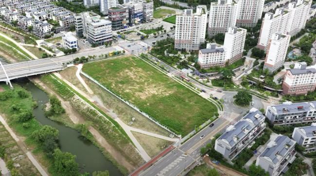 화성시립미술관 부지 항공사진