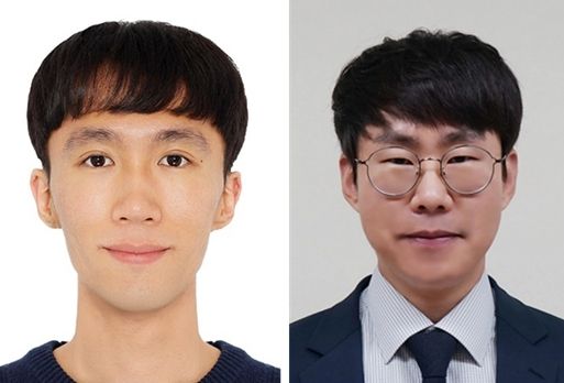 경상국립대 IT공과대학 컴퓨터공학부 석사과정 이민재씨와 이수원 교수(오른쪽)