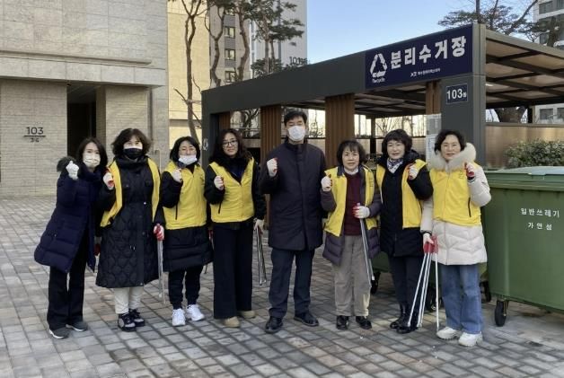 수원시 장안구 정자1동, 쓰레기봉투 샘플링 점검 실시